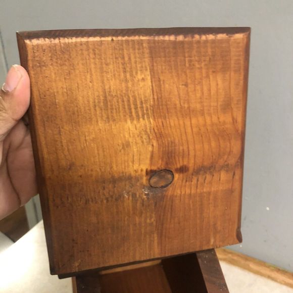 Antique /Vintage Wooden Recipe Box Card COUNTRYSIDE Pioneer, organizer 11x6.5 - Picture 16 of 16